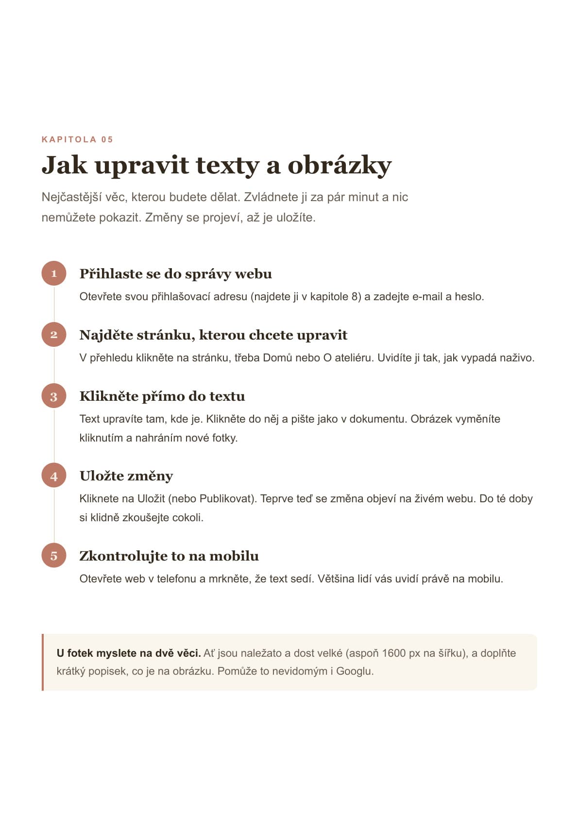 Ukázková stránka návodu 6 z 14
